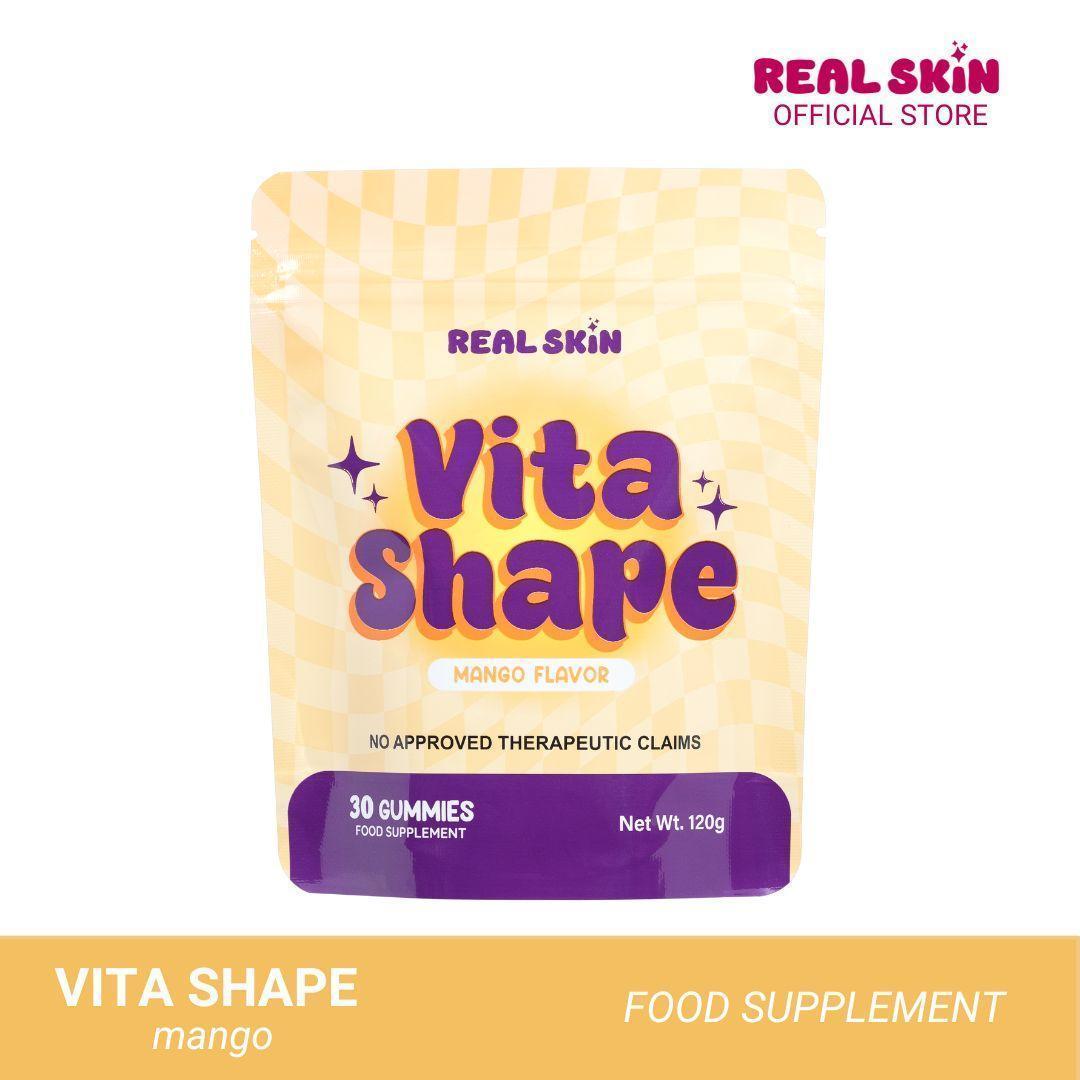 Real Skin VitaShape Gummies in Mixed Berries / Mango  - All Natural and FDA Approved and HALAL certified gummies Supplement Healthcare