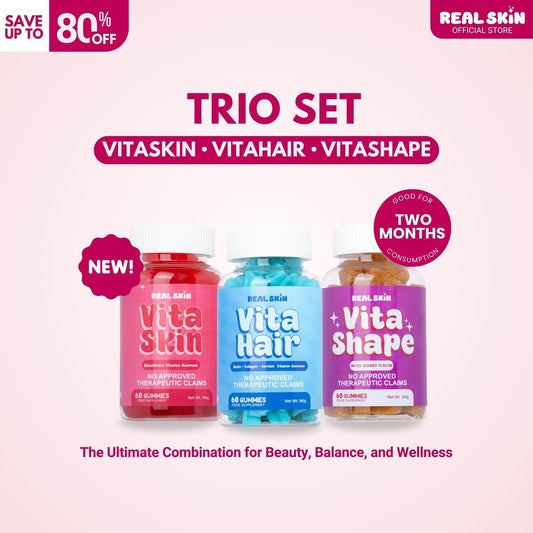 [Trio Set] Real Skin VitaShape + VitaSkin + VitaHair