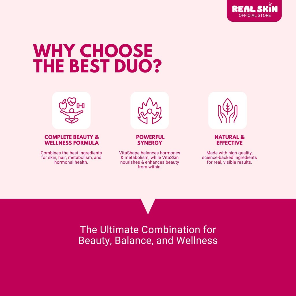 [Best Duo] Real Skin VitaShape + VitaSkin